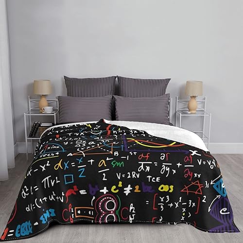 Couverture flanelle mathématiques physiques cadeau enseignant - 7
