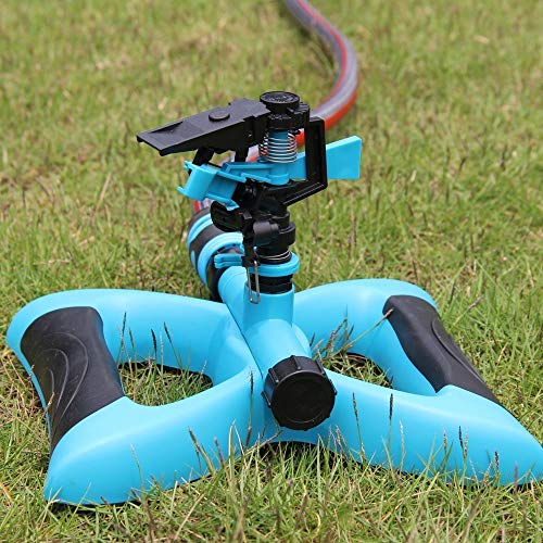 Eoocvt Lawn Sprinkler, Mobile Automatic 360 Degree Rotary Spray Head Garden Sprinklers Irrigation Watering For Garden Greenhouse (Single Nozzle) #TOP6