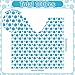 Drydiet 100 Pcs Disposable Toilet Mats Absorbent Toilet Floor Protector from Urine U Shaped Bathroom Floor Pads Protector Commode Mats for Urine for Home Bathroom 23.6 x 23.6inch