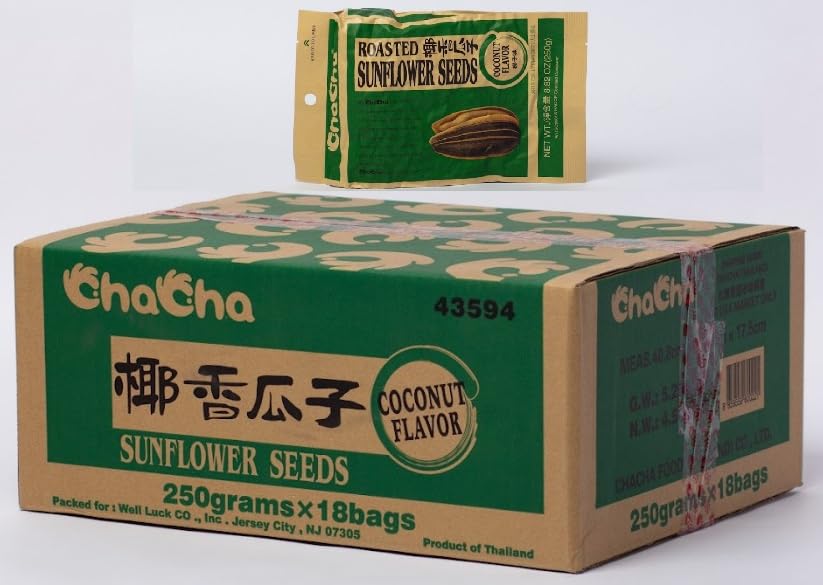 Amazon.com : ChaCha Coconut Flavored Roasted Salted Sunflower