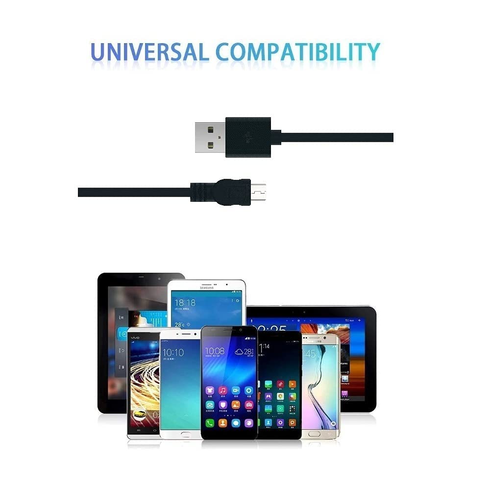 MYFON Micro USB Cable, 5 Pack [6FT, 6FT, 3FT, 3FT, 1FT], Fast Charging Cable, High Speed Data Transfer Cable, Android Phone Cable for Samsung Galaxy S7 Edge S6 S5 and More, Trustable