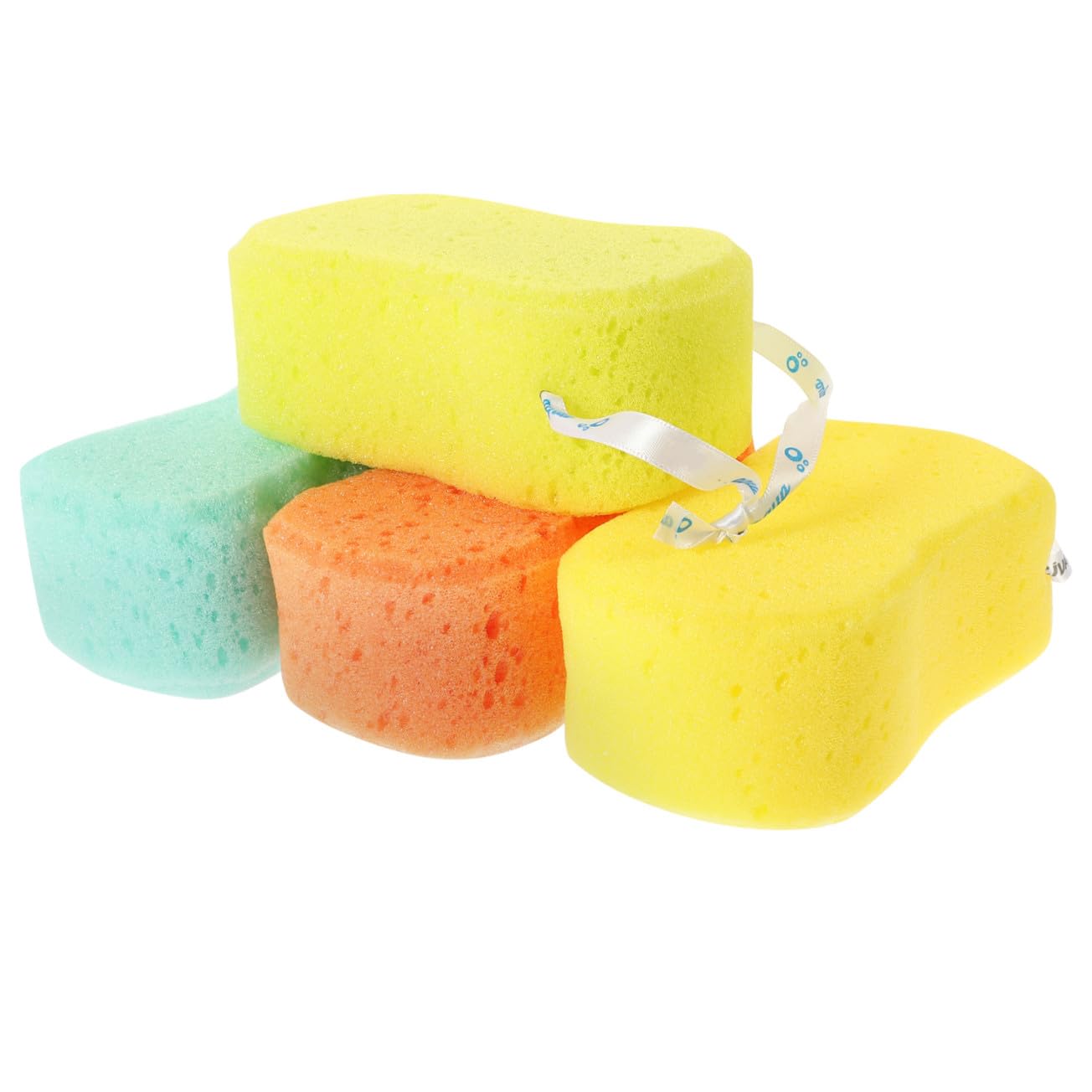 Ipetboom 12piezas Esponjas Exfoliantes De Lufa Natural Pack De Almohadillas De Para Hombres y Mujeres y Eficaz Para Limpieza Corporal y Masaje Mezclados