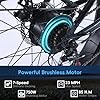 26" x4.0 Fat Tire Electric E Bike for Adults 7 Speed Mountain Electric Bicycle with Peak 800W Brushless Motor, 48V 16Ah Removable Battery, Up to 50 Miles, 28Mph, for Beach Snow Road, Dark Gray #1