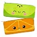 Scentco Cutie Fruities Scented Pencil Pouch - School, Office, Travel Cases (Orange & Apple)