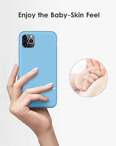 Miniatura 2 de DTTO Funda compatible con iPhone 11 Pro Max, serie Romance, funda de silicona protección mejorada de cámara y pantalla con cojín de rejilla de panal