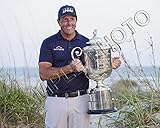 Phil Mickelson 2021 PGA Championship W Trophy 8 X 10 Golf Photo