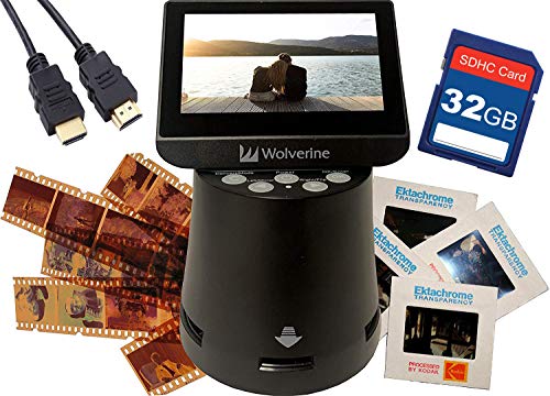 Wolverine Titan 8-in-1 20MP High Resolution Film to Digital Converter with 4.3