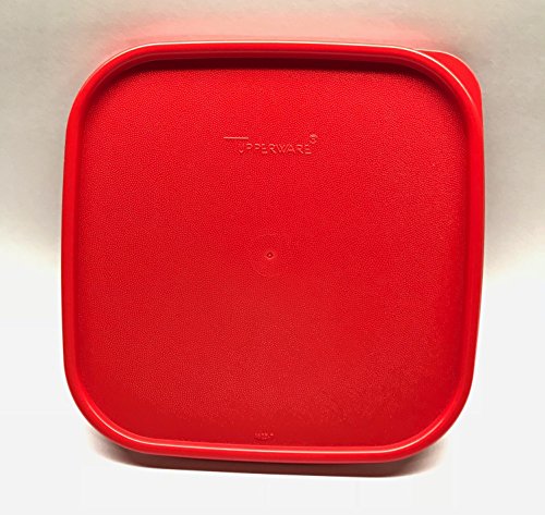 Tupperware Square Modular Mates Seal in Passion Red