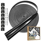 ZRNIDIYR Premium Black RV Trim Molding Insert - 100ft Length, 1