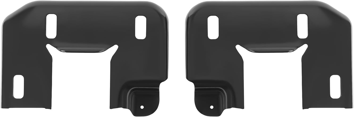 KUAFU Bumper Bracket Compatible with 2015-2020 Ford F150 Replacement for FL3Z17N775C FL3Z17N775H FO1066203 FO1067203 Steel Powder Coated Black Front Left & Right Frame Mount Bumper Bracket LH & RH