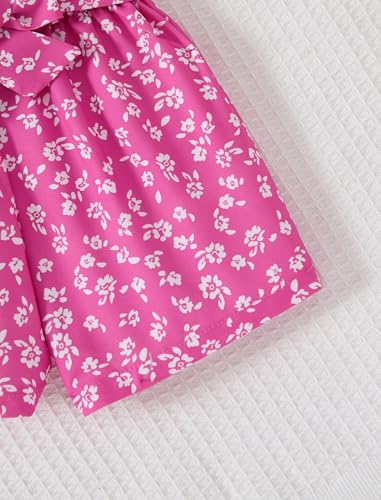 Image of Girls Summer Outfits Cute Sleeveless Top High Waisted Short Sets with Pockets Teen Girl Clothes Size 6-14 T