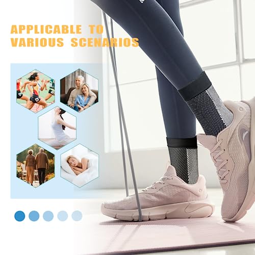 Image of Neuropathy Socks for Women, 6Pairs Compression Socks for Neuropathy Pain | Soothe Compression Socks for Neuropathy Pain, Ankle Brace Plantar Fasciitis Swelling Relief (L /XL)
