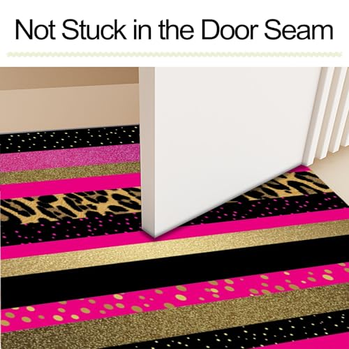 Tapis de sol patchwork léopard scintillant pour dynamiser votre chambre - 7