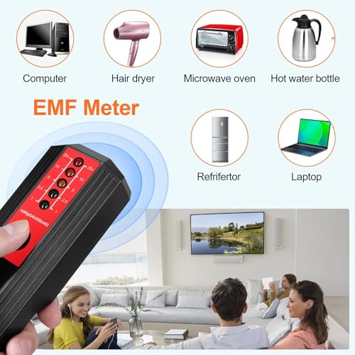 Electrómetro digital con indicador LED y medidor EMF miniatura 4