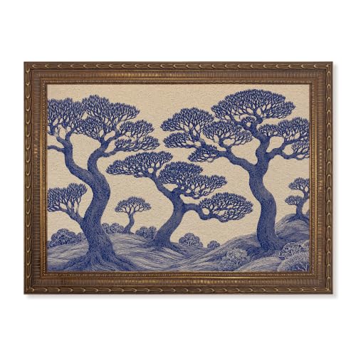 Décor mural cadre or texture grès Landscape3 12"L x 9"L