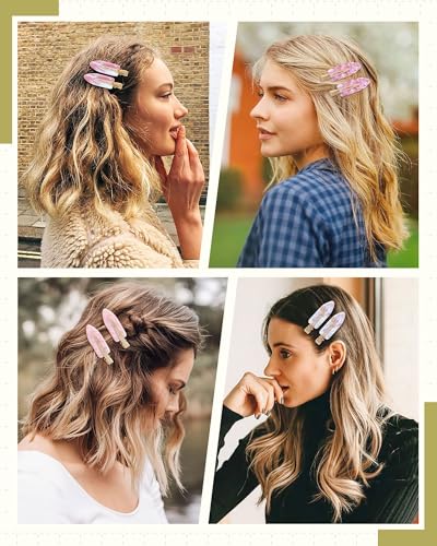 Mesovor 8 pinzas para cabello sin marca y sin pliegues miniatura 5