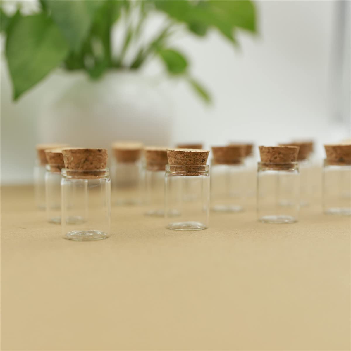 probówki z przezroczystego szkła, Probówki szklane Z Korkami, 50szt, 5ml 22x30mm