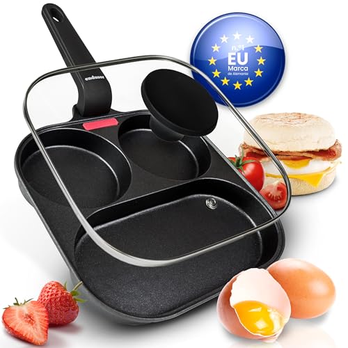 endusor Sartén para Huevos y Tocino 21 cm