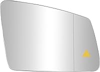 Vista 7 de Espejo de repuesto del lado del conductor para Mercedes Benz A B C W204 E W212 S W221 GLA GLK – Cristal de espejo del lado izquierdo, cristal