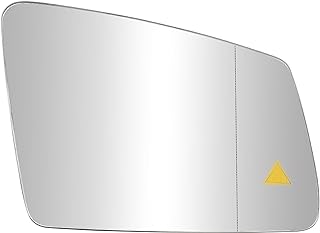 LOIYLLEN Passenger Side Mirror Replacement for Mercedes Benz A B C W204 E W212 S W221 GLA GLK - Right Side Mirror Glass, Rear View Mirrors Glass with Power Heated & Blind Spot (A2128102921)