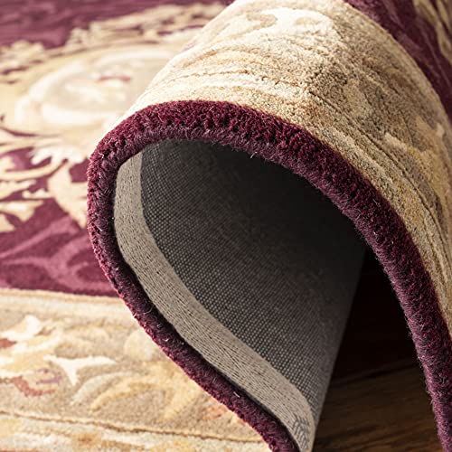 Tapete Safavieh Empire Collection 2'x3' Rojo Oscuro/Beige miniatura 5