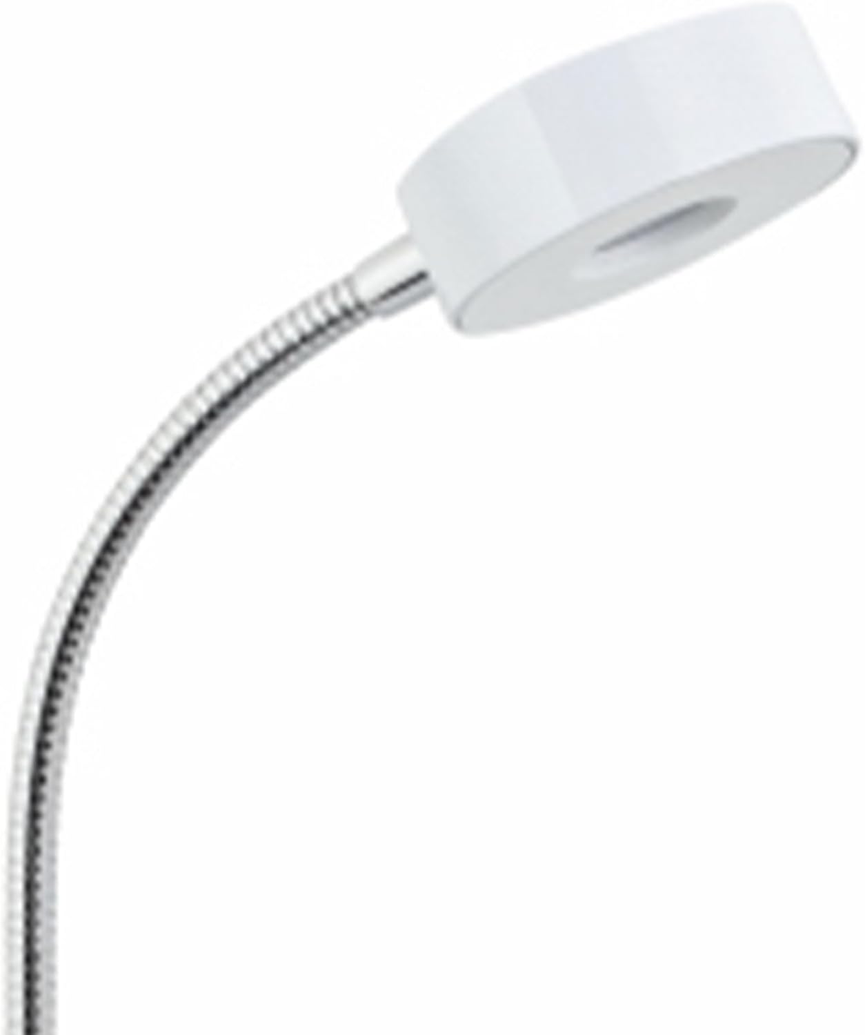 12650 LED Clip Lamp, 5.24" x 5.43" x 8.46", White