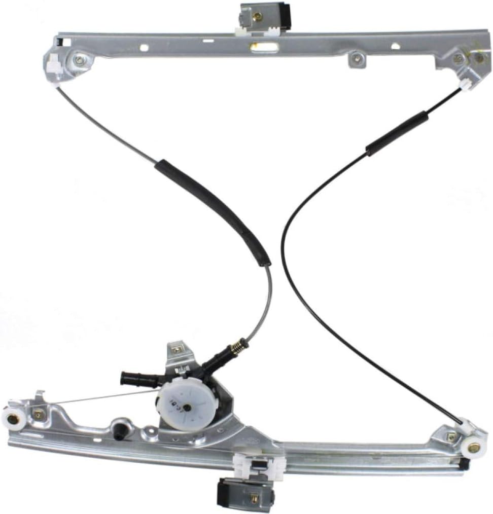 KarParts360 for Chevy Silverado 1500/2500 / 3500 Front Window Regulator 1999-2006 Driver Side | Manual Crank Type | Includes 2007 Classic | GM1350109 | 15871124