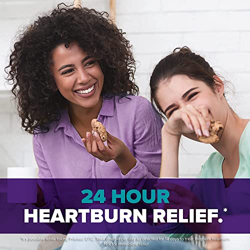 Prilosec Otc, Omeprazole Delayed Release, Acid Reducer, Treats Frequent Heartburn For 24 Hour Relief, Wildberry Flavor, 14 Count (Pack Of 2) #TOP4