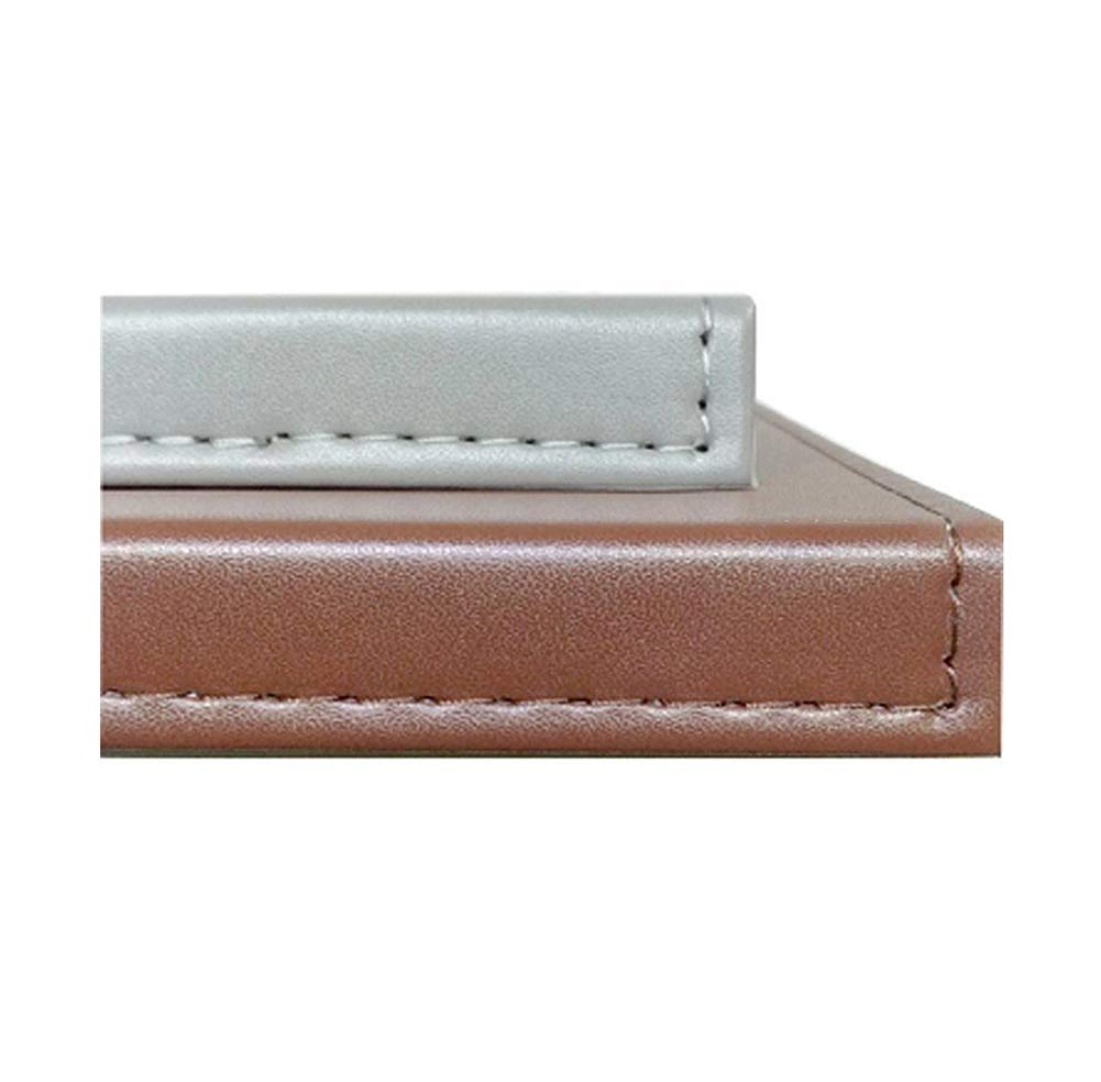 Verdicken PU-Leder Schreibtischunterlage mit Kantenschutz,Multifunktionales Schreibmatte & Tischauflage & Mausunterlage in einem,Dauerhaft