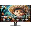 Pisichen Touchscreen Monitor 27 Inch 2K 100Hz Gaming Monitor, QHD 2560x1440 IPS PC Monitor, 10-Point Multi Touch Screen Computer Monitor, USBC HDMI VGA Ports, Built-in Speakers