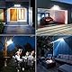 OUSFOT Solarlampen für Außen mit Bewegungsmelder 180 LED Solarleuchten mit 3 Köpfen 360° Beleuchtungswinkel IP65 Wasserdicht für Garten Garage Terrasse