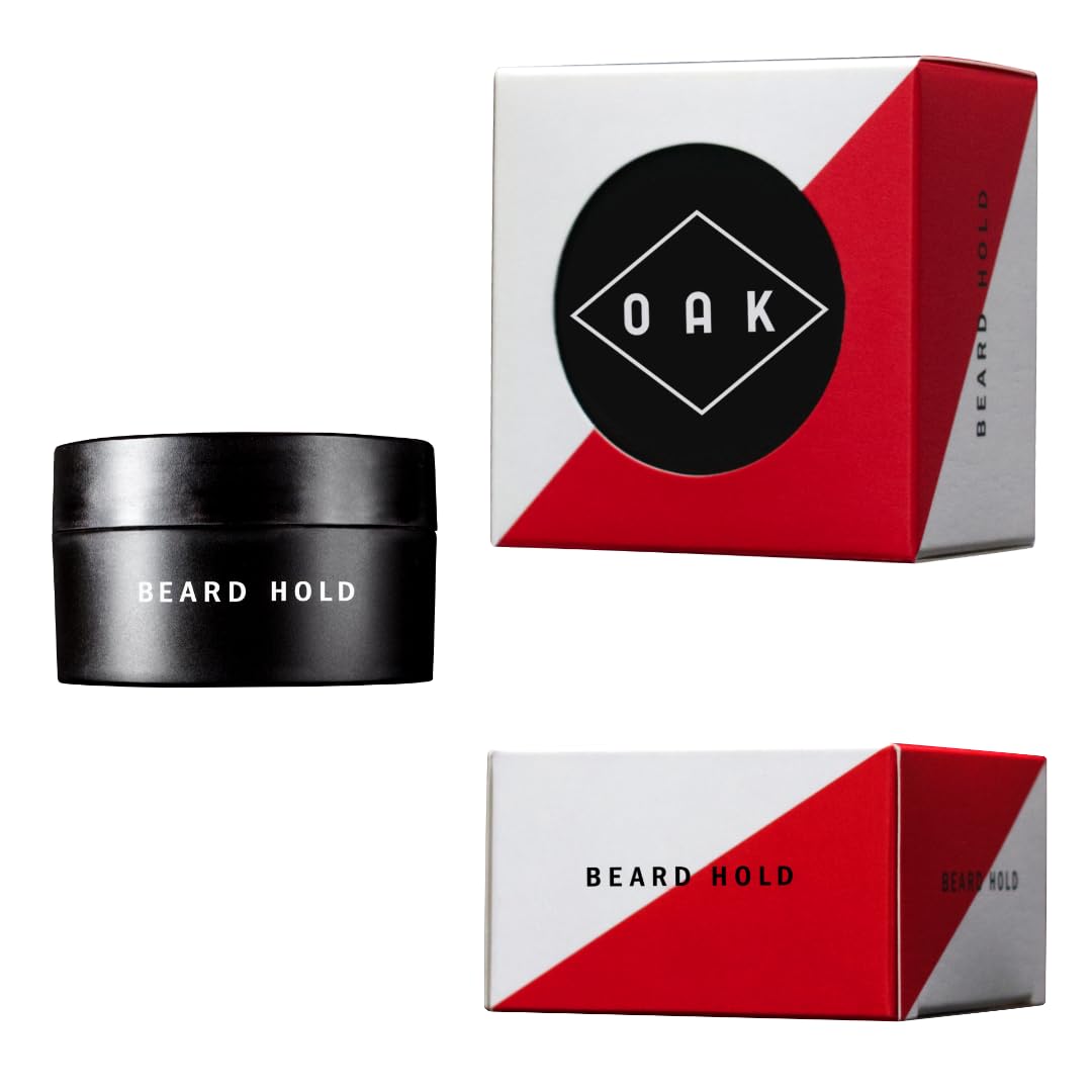 OAK BEARD HOLD I Bartwachs, Bartpomade (50 ml): Bringt Halt und kompakte Form. Bartstyling mit natürlichen Wachsen und Ölen für Männer mit Vollbart. Zertifizierte Naturkosmetik aus Berlin.