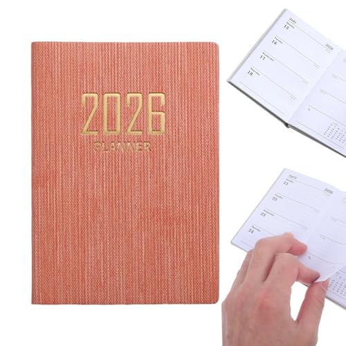 Agenda Pequeña 2026, Cuaderno A7 Para Gestión Del Tiempo, Versión En Inglés De 365 Días Y Pequeña Agenda, Para Horario Objetivos Presupuesto Notas Trabajo Escuela Estudiante Universitario Adulto Mujer