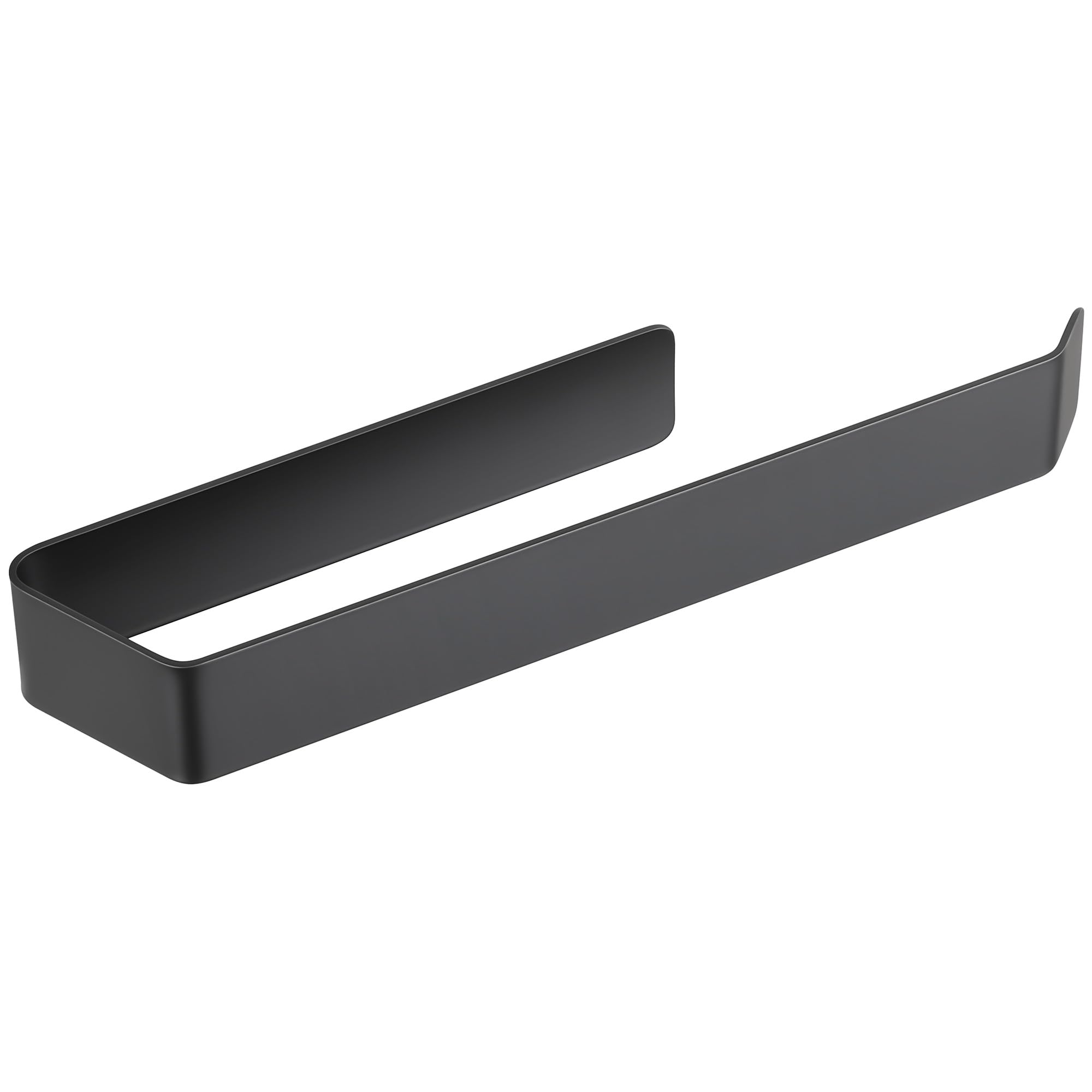 ALOCEO Bathroom Towel Holder Self Adhesive Stainless Steel No Drill Hand Towel Rail Black
