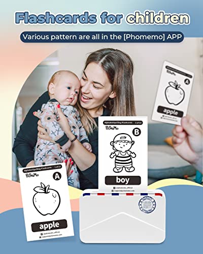 Phomemo Mini Thermal Printer M03As Notes Printer Inkless Pocket Printer 300Dpi, Compatible With 15/53/80Mm Sizes Paper, Great For Memo/Flashcards/Sticker/Notes #TOP4