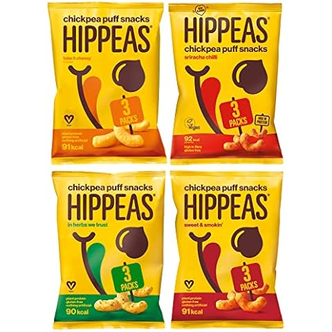 Hippeas Variety Pack Chickpea Puff Crisps Cover