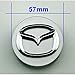 4pcs W057 57mm Car Styling Accessories Emblem Badge Sticker Wheel Hub Caps Centre Cover MAZDA 2 3 6 ATENZA AXELA CX-5 CX-7 CX-8