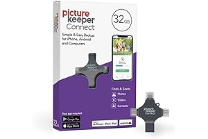 Picture Keeper Connect Photo & Video USB Flash Drive for Apple, Android...