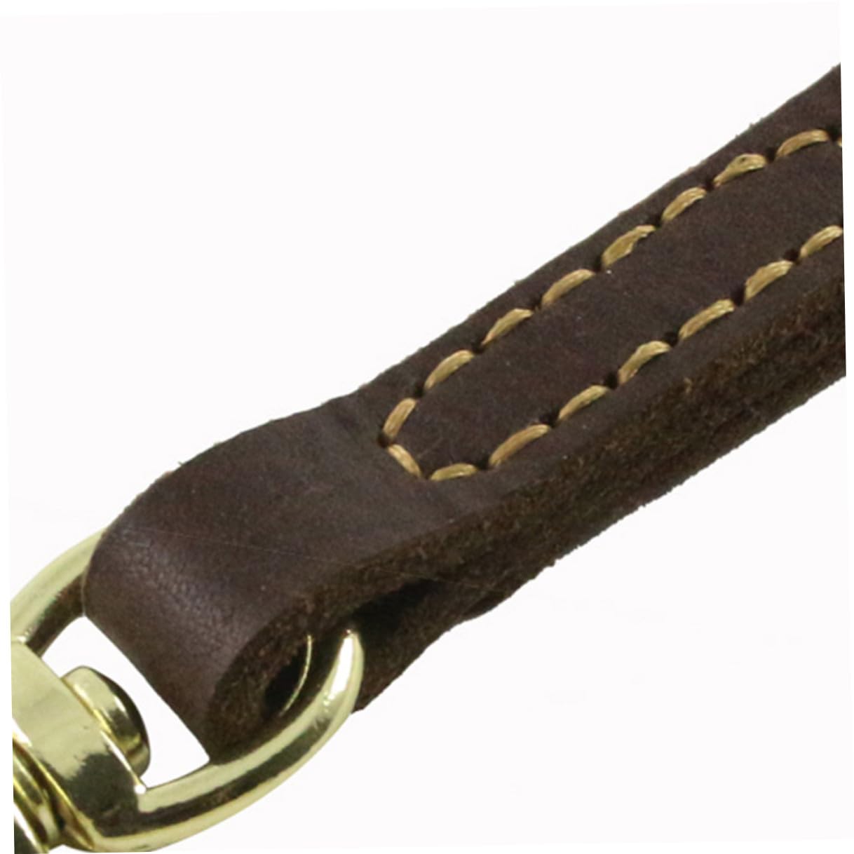 DOITOOL Guinzaglio Design per Cani in Pelle Bovina Regolabile Doppio e Resistente per Passeggiate e Viaggi Cuccioli
