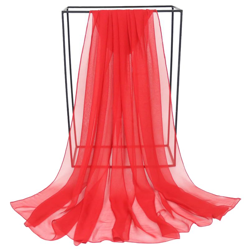 COTIM COYIN Women's Lightweight Breathable Solid Color Soft Long Fashion Scarves