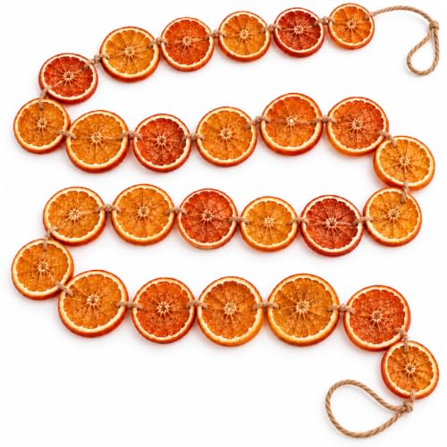Tirdkid Dried Orange Garland 10FT Christmas Decor for Farmhouse Mantel