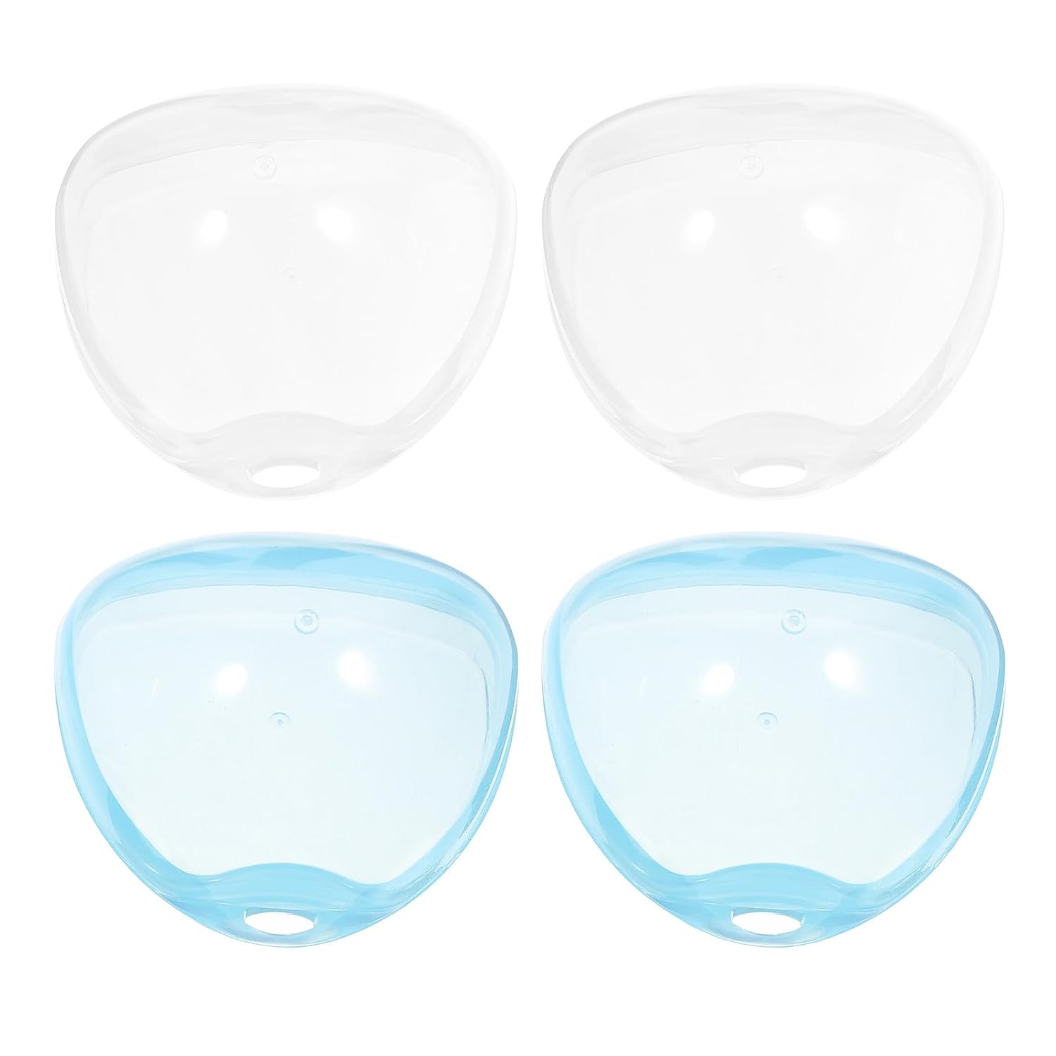4pcs Portable Case Set, and Blue Pp Travel Pacifier Holder Box for Dustproof Storage and Nursery Use