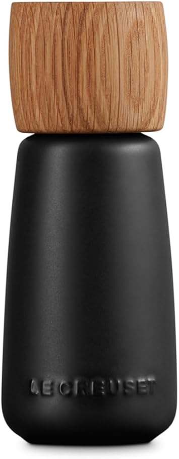 Le Creuset Stoneware Alpine Pepper Mill, 7, Licorice