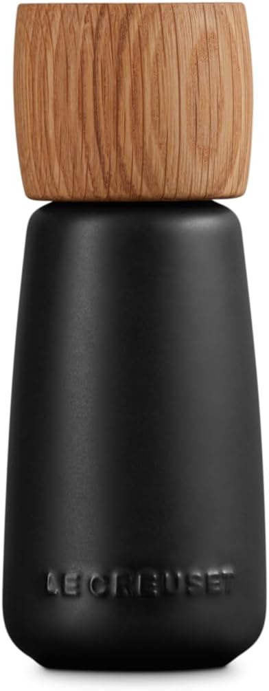 Le Creuset Stoneware Alpine Pepper Mill, 7, Licorice