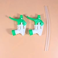 Vista 5 de Yardwe 10 piezas de repuesto de gatillo de botella de pulverización, boquillas de pulverización, cabezal de pulverización, botellas de pulverización