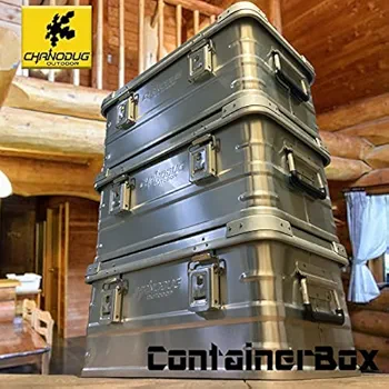 ★CHANODUG OUTDOOR★スタッキングアルミコンテナボックス★50L★ Amazon｜CHANODUG OUTDOOR スタッキング アルミ コンテナ