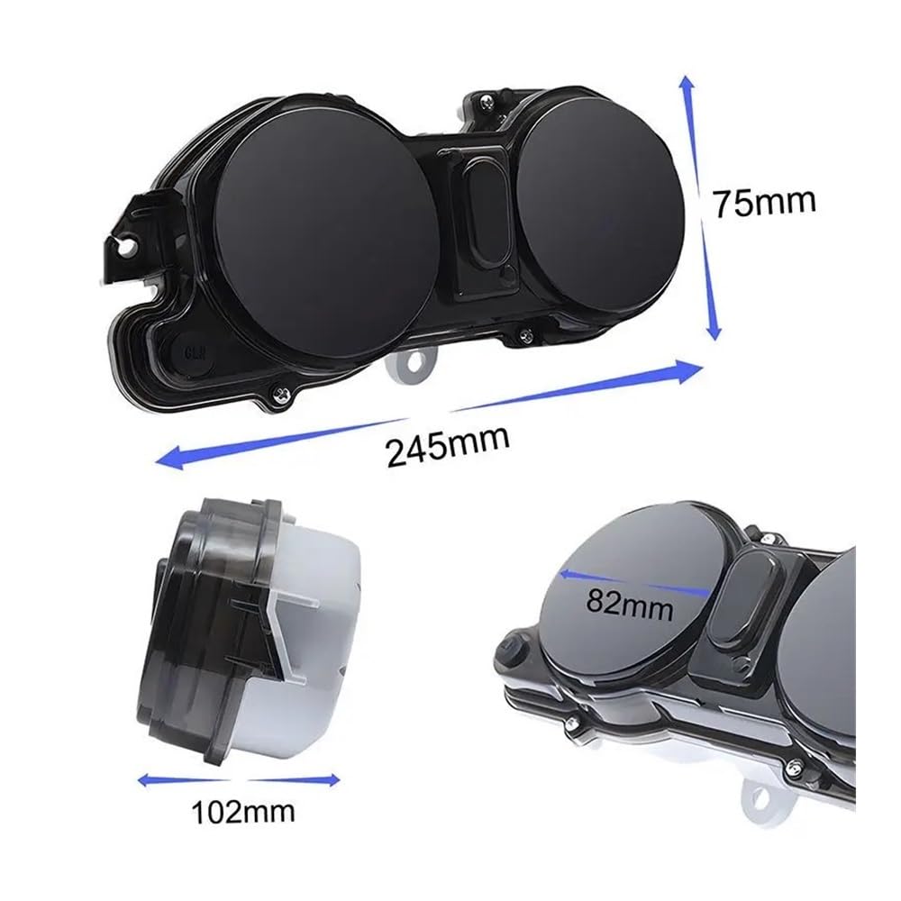 Contagiri contachilometri Moto Gauge Strumento Di Montaggio Calibri LED Tachimetro Del Motociclo Per CG/Titan 150 ESD Dal 2009 Al 2013 AZUL 37100-KVS-901