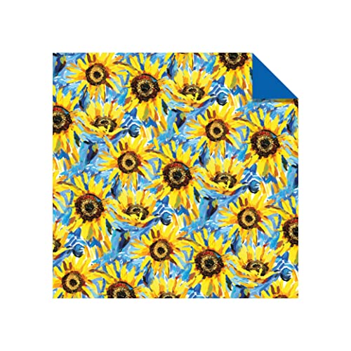 Origami Paper 100 Sheets Sunflower Patterns 6 (15 CM): Peace Cranes for Ukraine - Tuttle Origami Pap