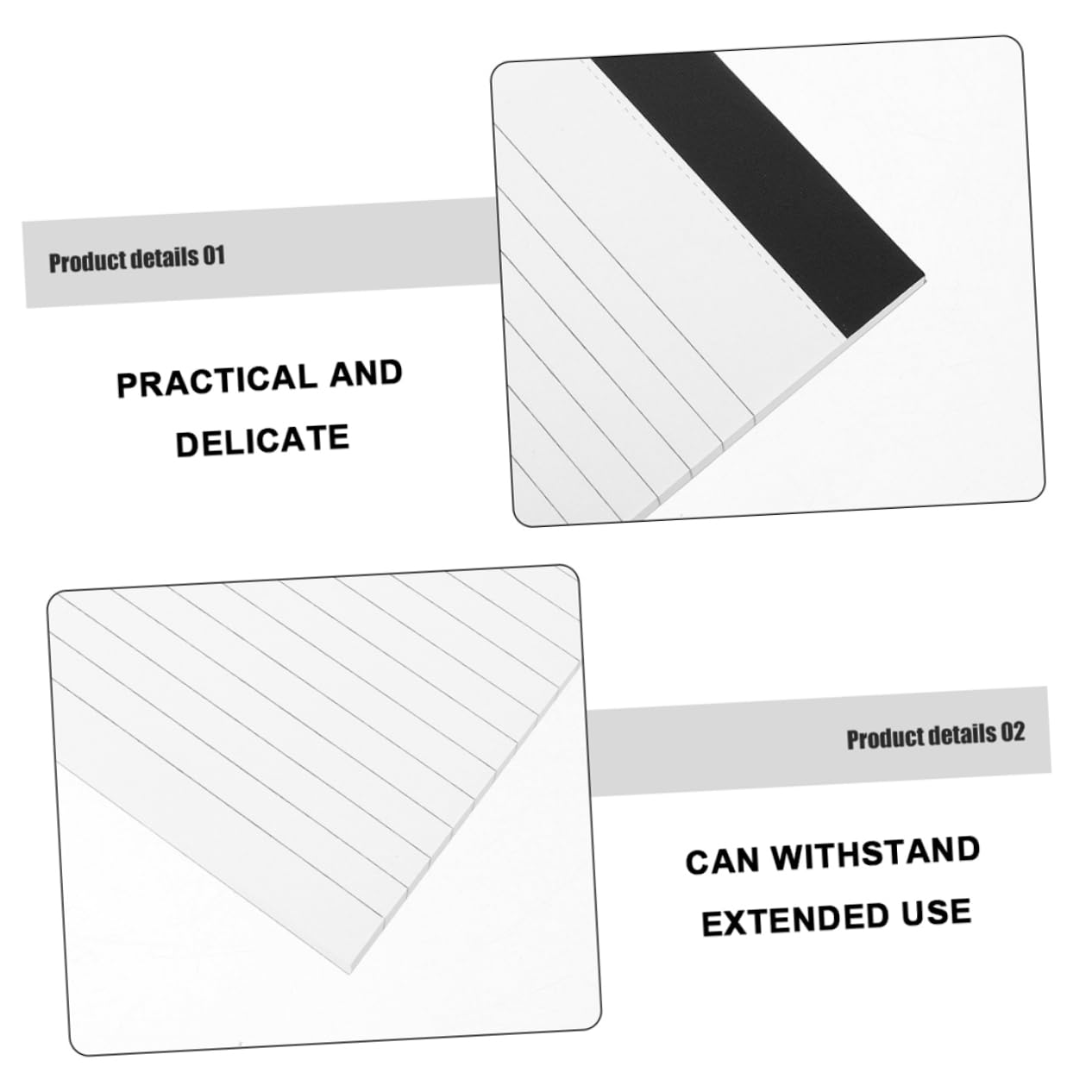 DOITOOL 8pezzi Blocco Note Righe Strappabile Data Carta Spessa Facile Scrivere Blocco Note Portatile Per Appunti e Pianificazione