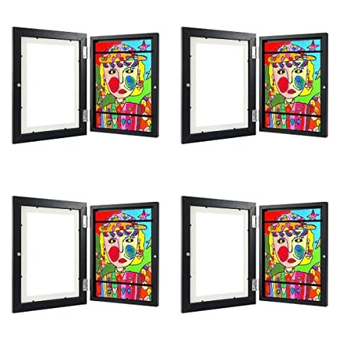 Kids Art Frames Front Opening | Kids Art Frames | Kids Artwork Display Frame | Picture Frame A4 | Children Projects, Home, Office, Portfolio Storage 3D Picture Display Cover